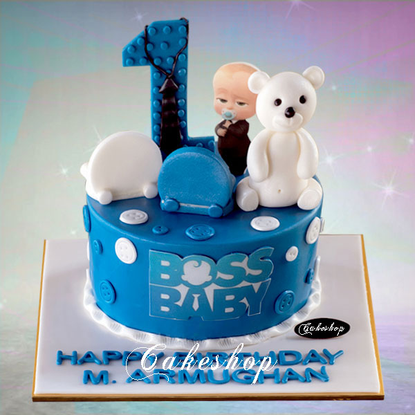 Boss Baby Theme Cake